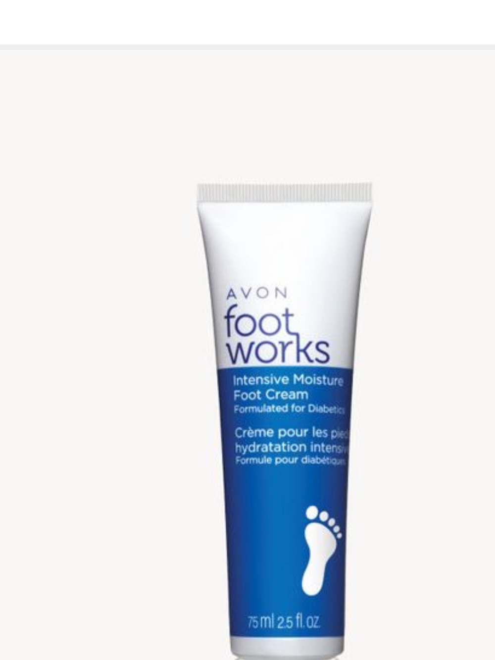 Avon Foot Works Intensive Moisture Foot Cream - Blue